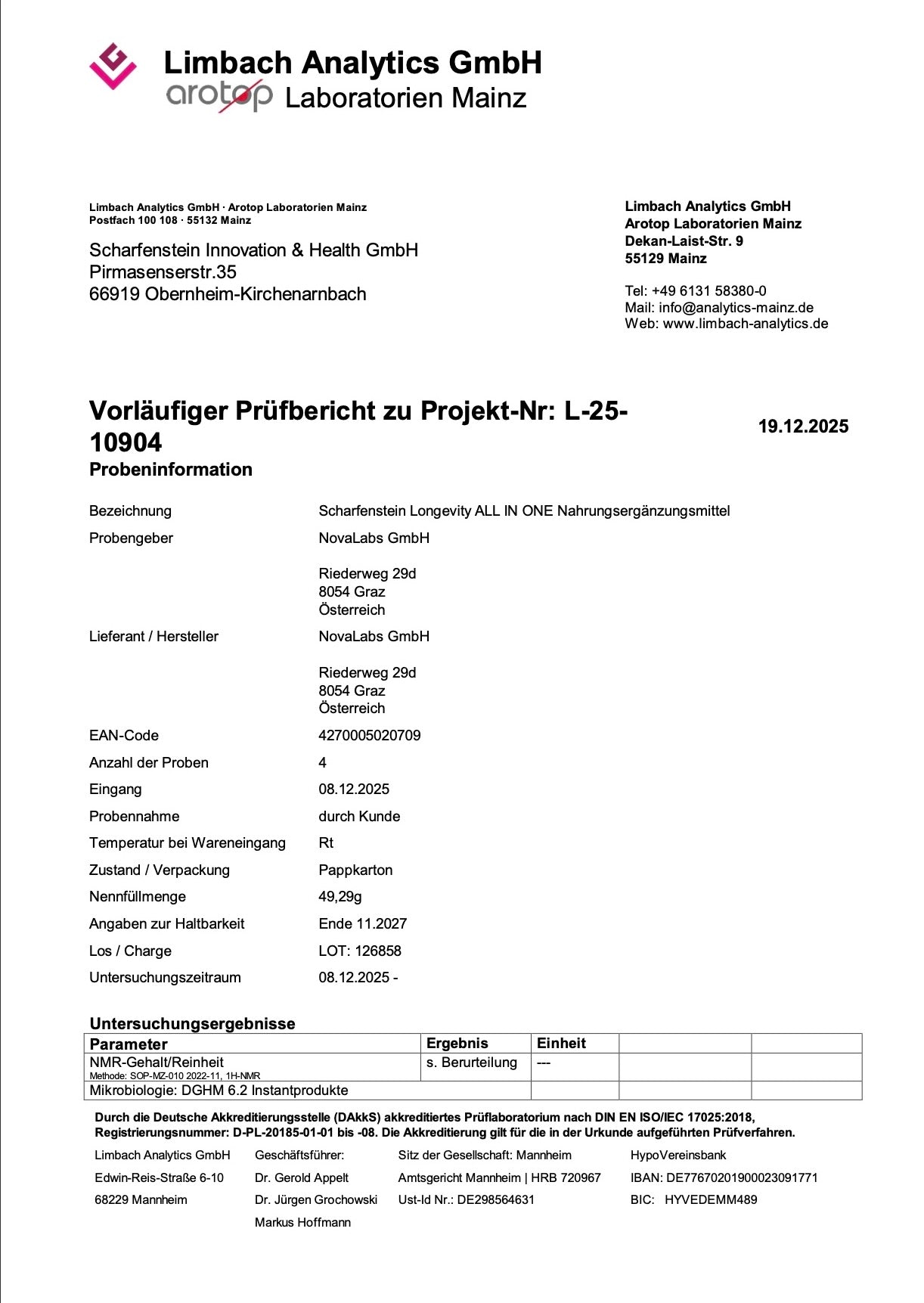 ALL-IN-ONE Zellpower-Komplex