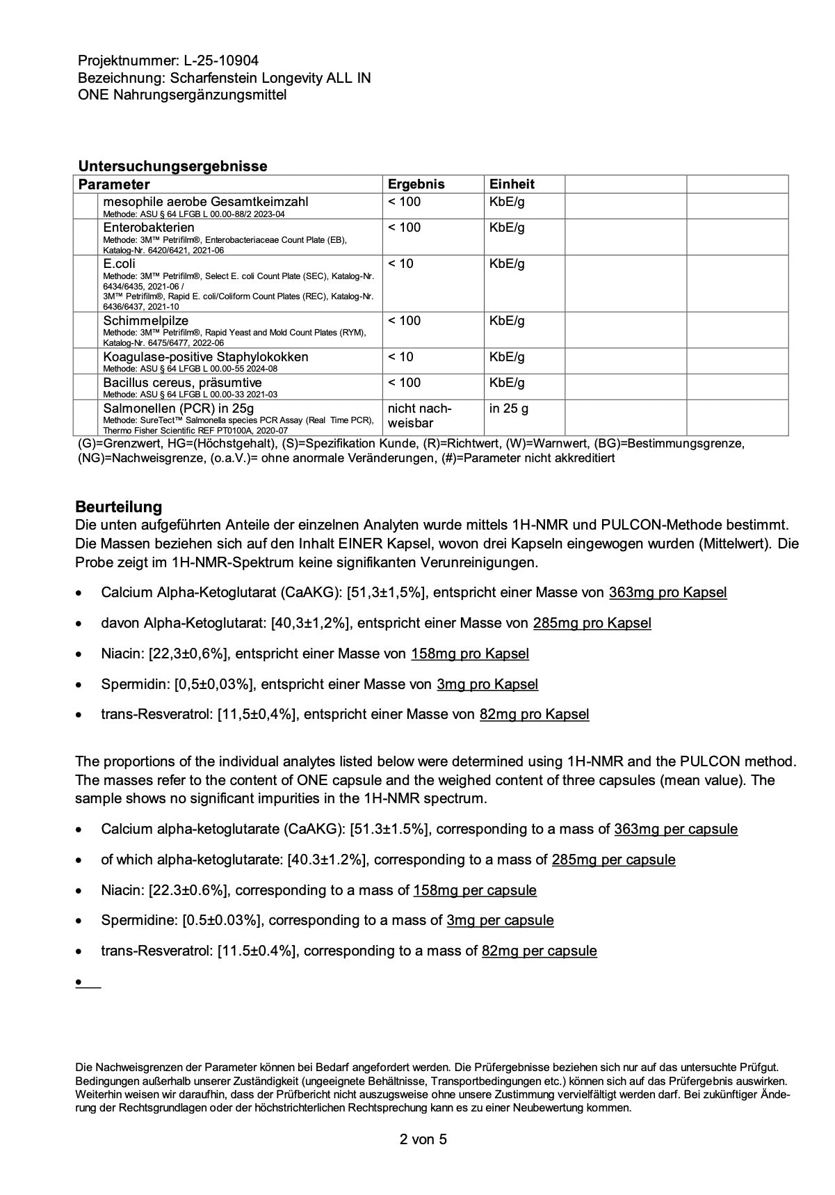 ALL-IN-ONE Zellpower-Komplex