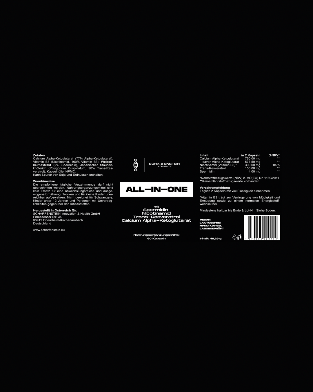 ALL-IN-ONE Zellpower-Komplex