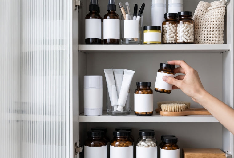 DAILY ESSENTIAL Produktaufnahme mit Fokus auf die Verpackung